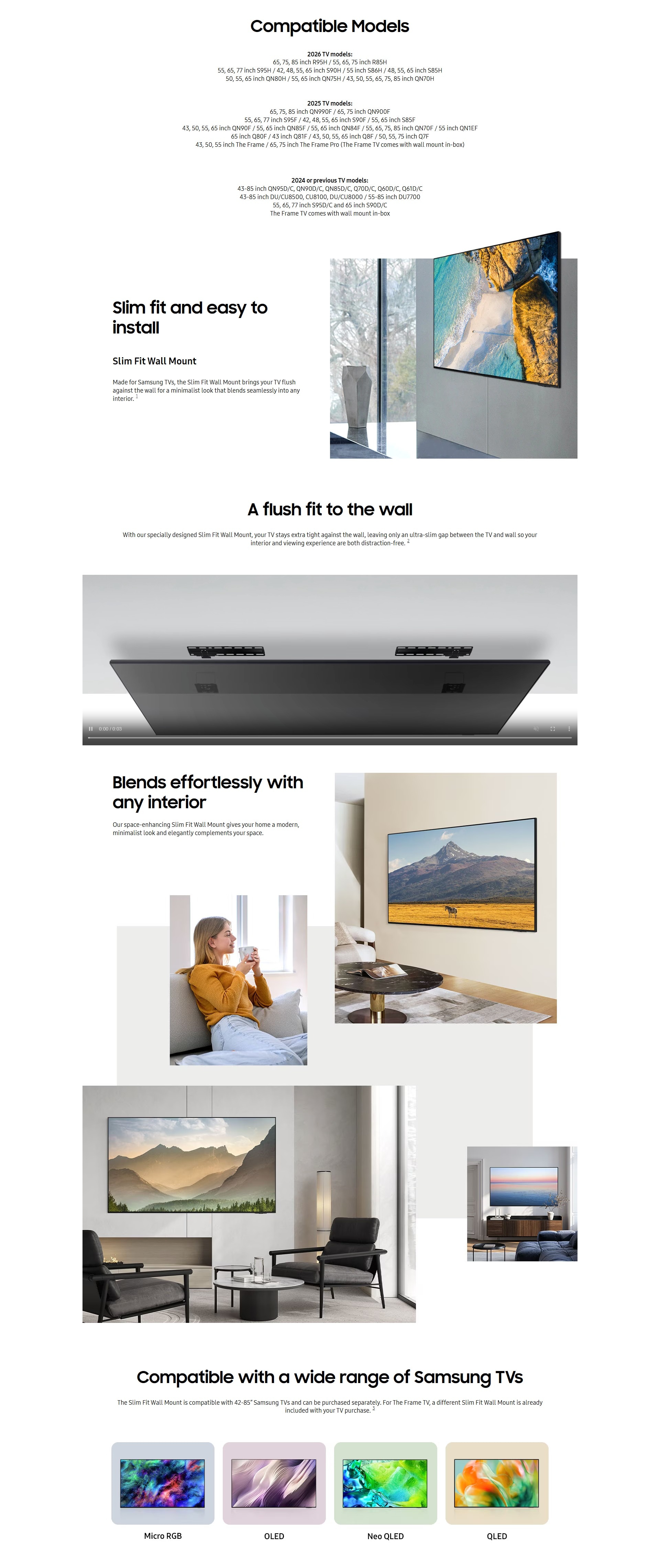 SAMSUNG TV Wall Mount TV Wall Mount