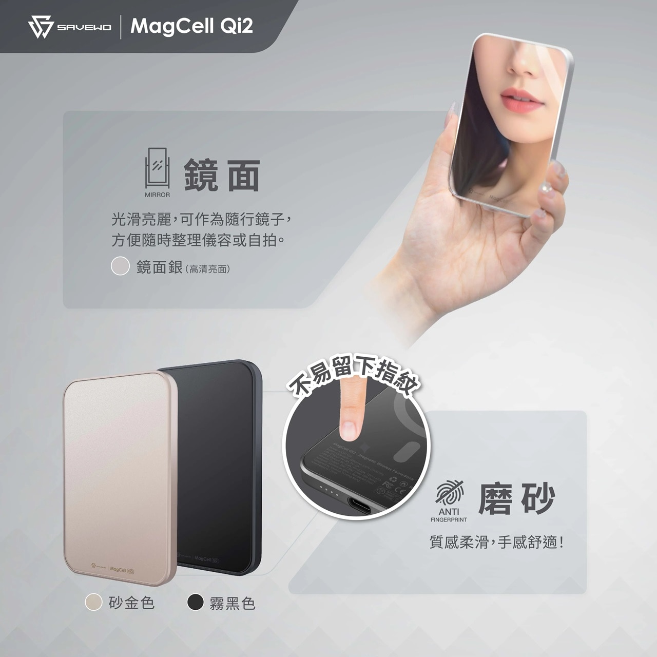 SAVEWO CCC 認證 MagCell MC511Q2 5000mAh 移動電源
