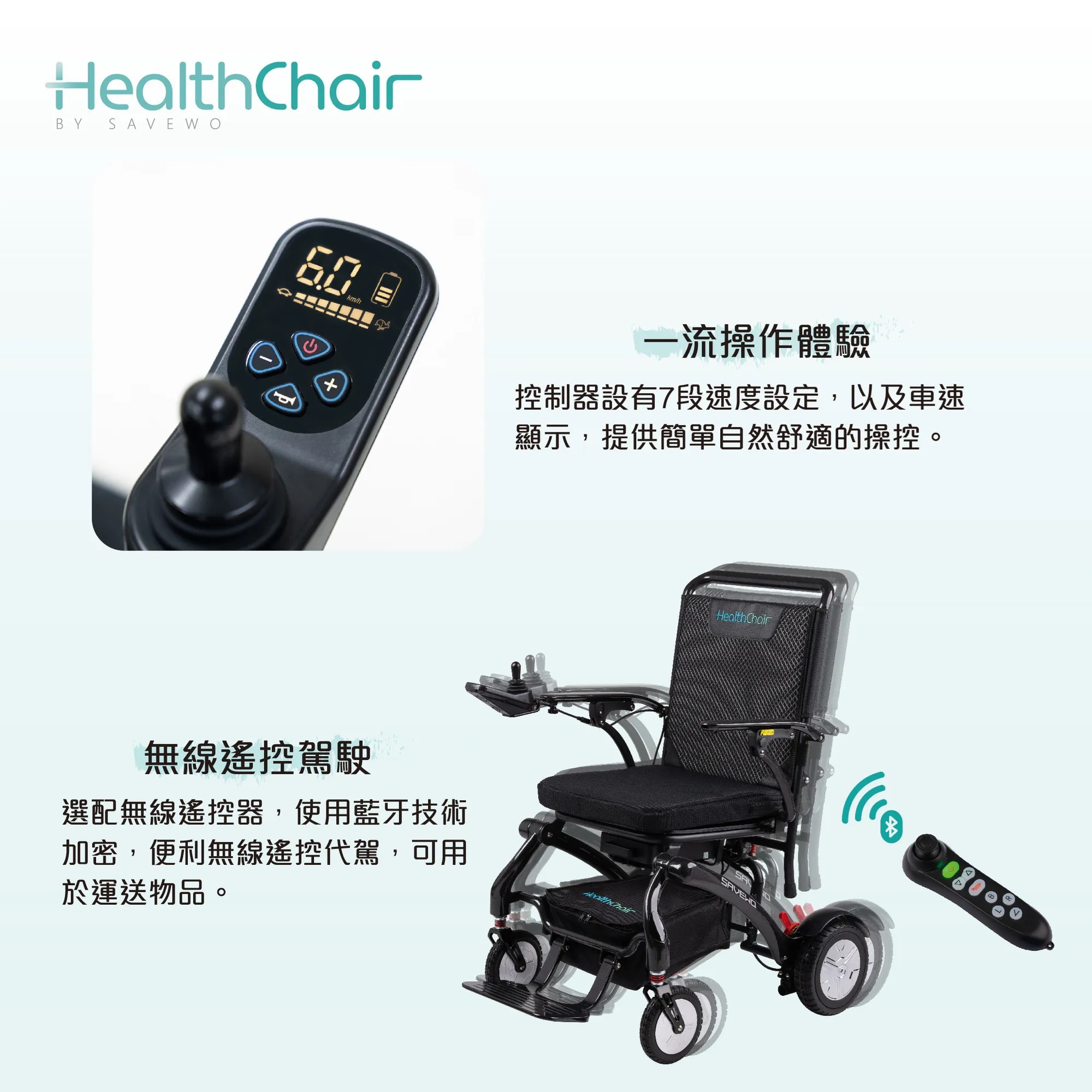 SAVEWO HEALTHCHAIR X CARBON