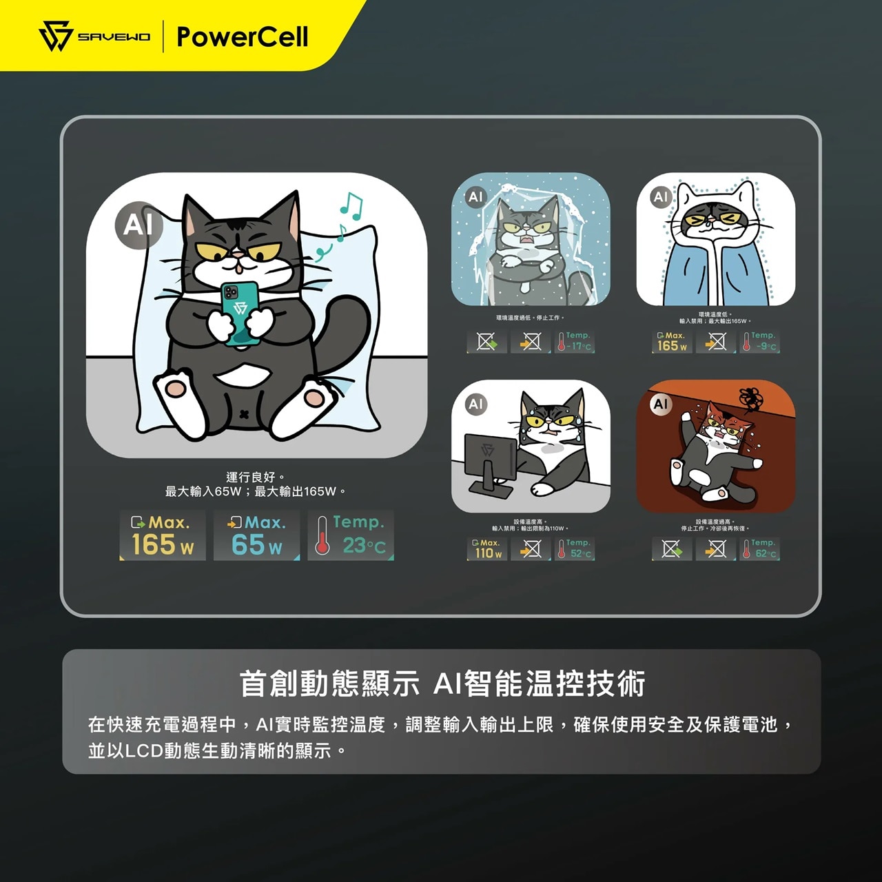 SAVEWO PowerCell PC20K1 移動電源