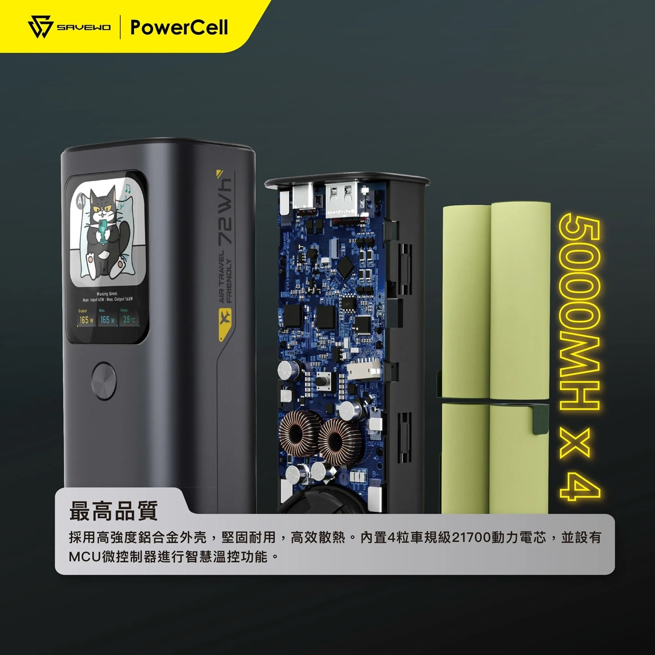 SAVEWO PowerCell PC20K1 移動電源