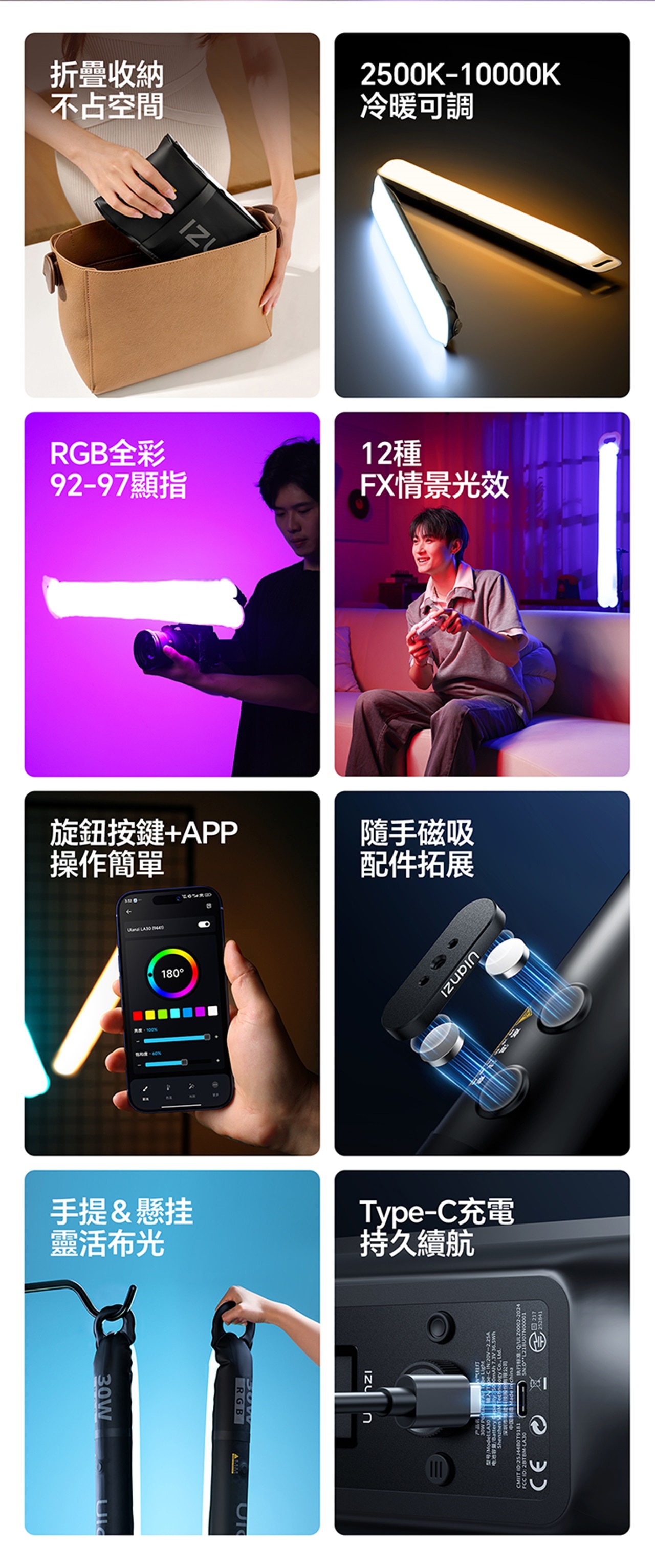 SAVEWO LA30 30W RGB LIGHT