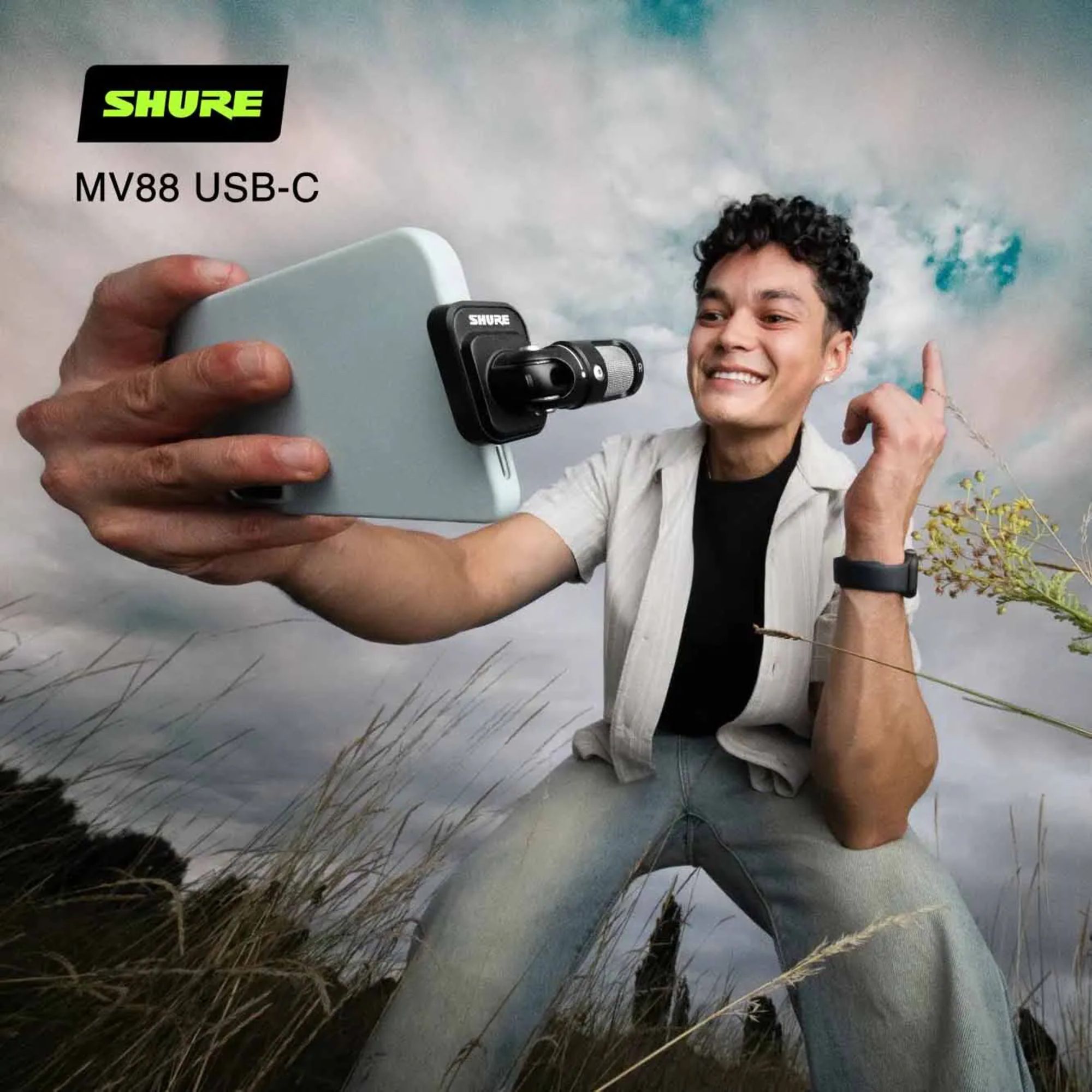 SHURE 舒爾 MV88 USB-C立體聲麥克風