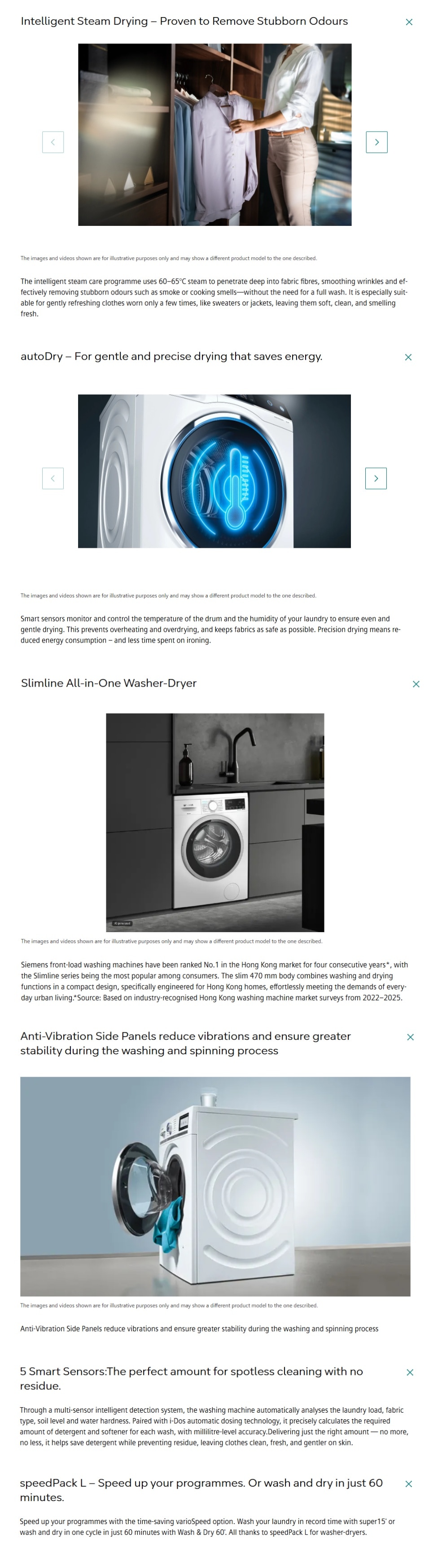 SIEMENS iQ500 10.5KG 1400RPM Washer Dryer - WN54G1A1GB