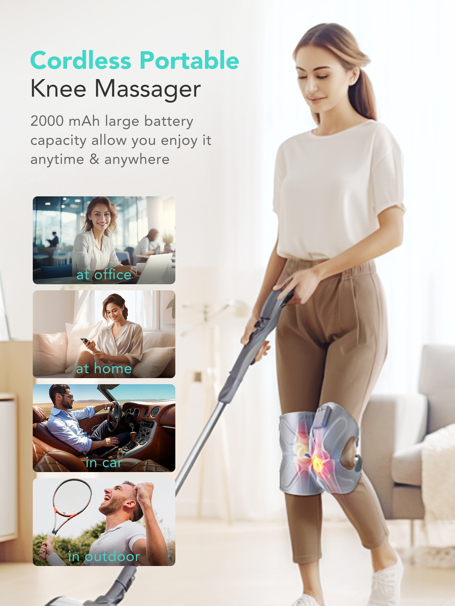 SKG Knee Electronic Pulse Massager W3 Pro