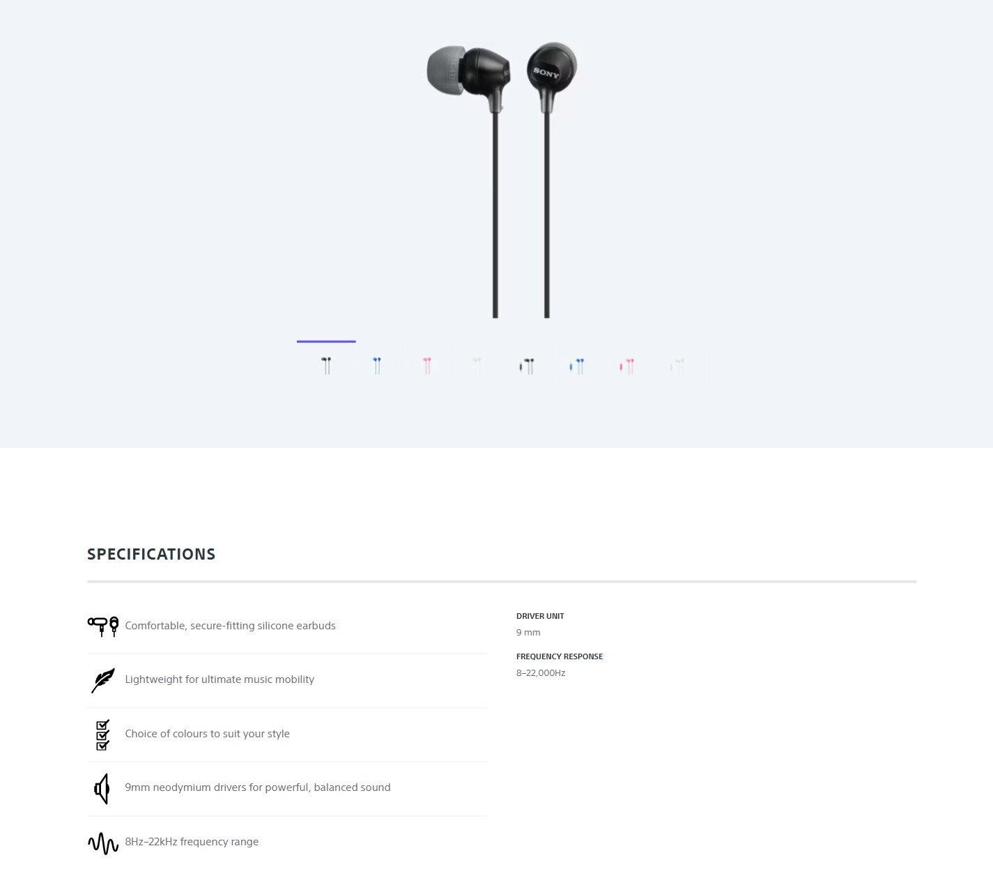 SONY MDR-EX15LP Headphone