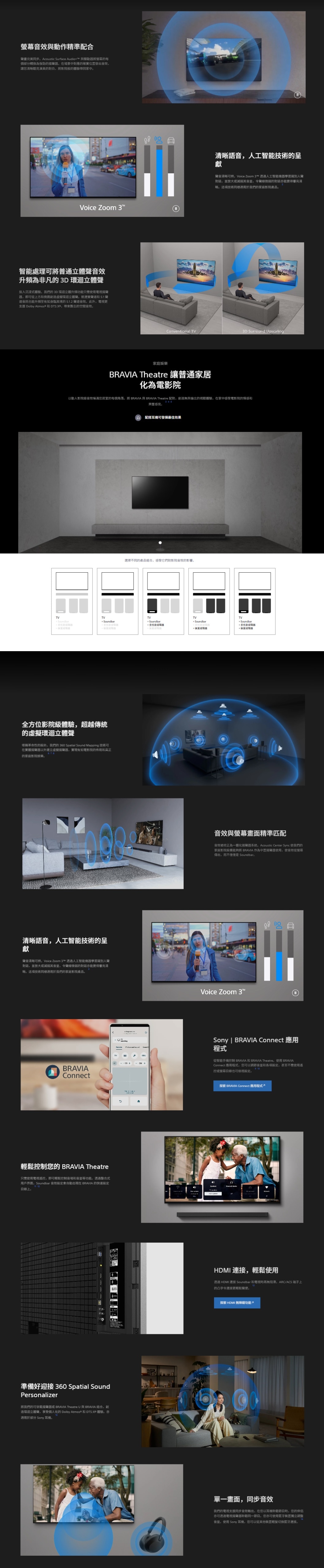 SONY 索尼 XR80M2 BRAVIA 8 II XR Processor OLED 4K Ultra HD 高動態範圍智能電視