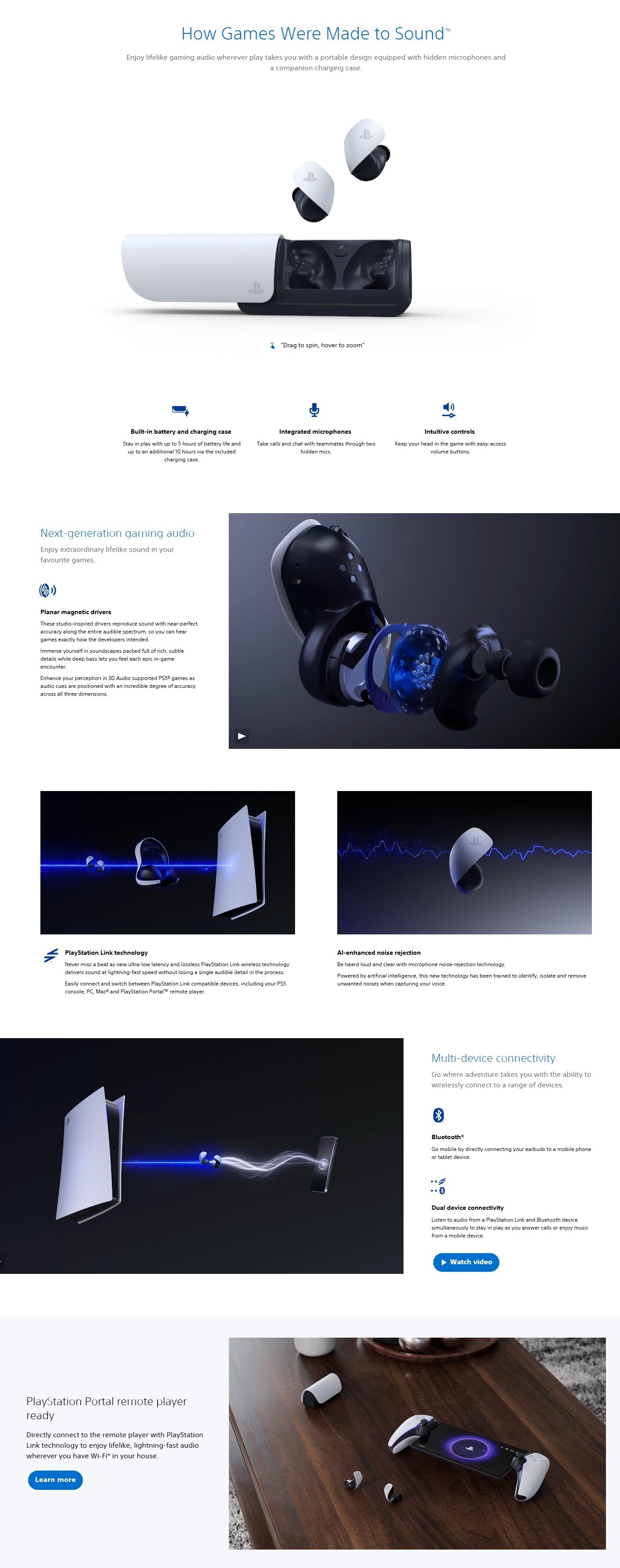 SONY PULSE Explore Wireless Earbuds