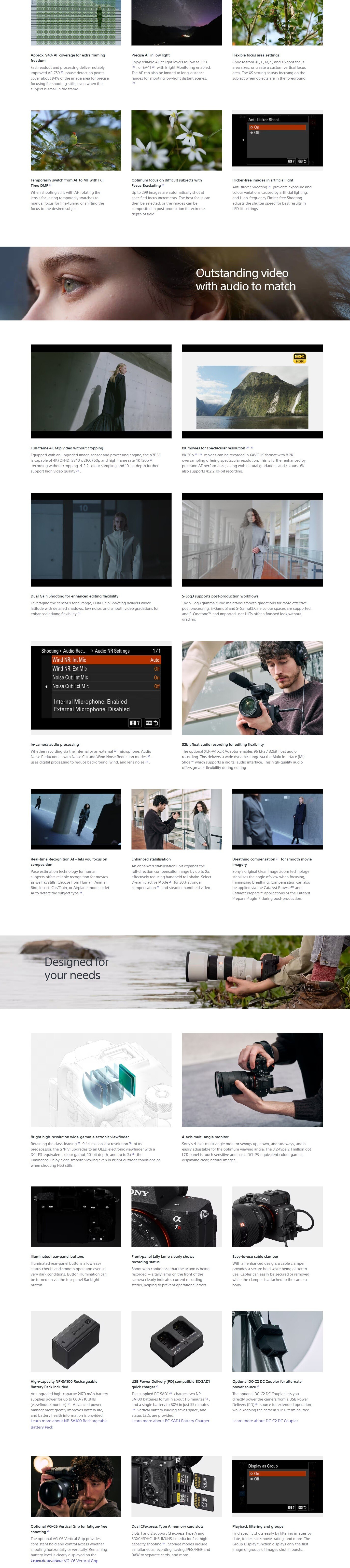 SONY A7R VI full-frame high-resolution camera (ILCE-7RM6)