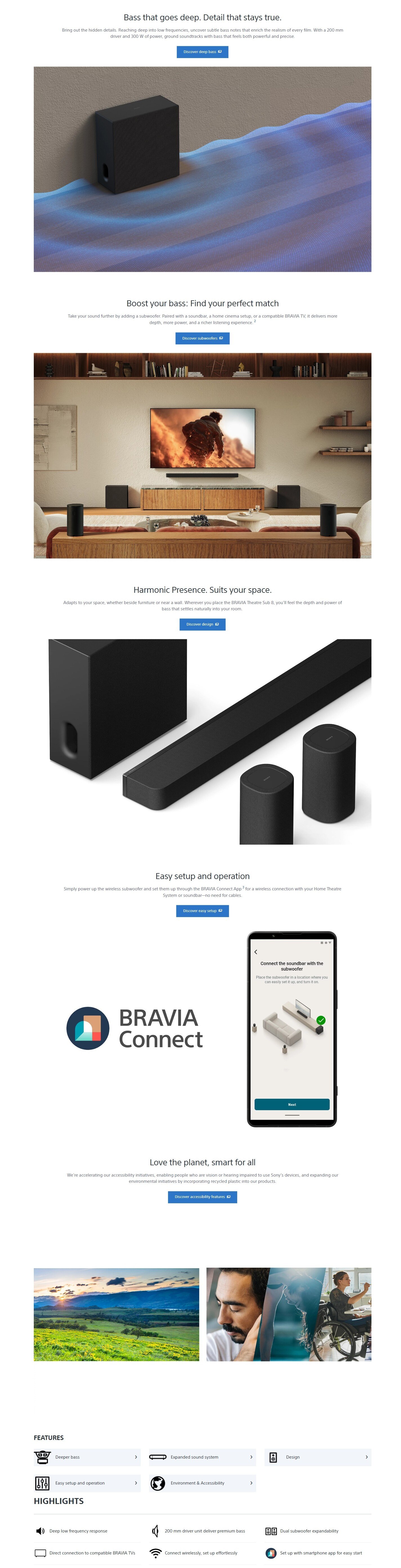 SONY SA-SW8 Wireless Speaker