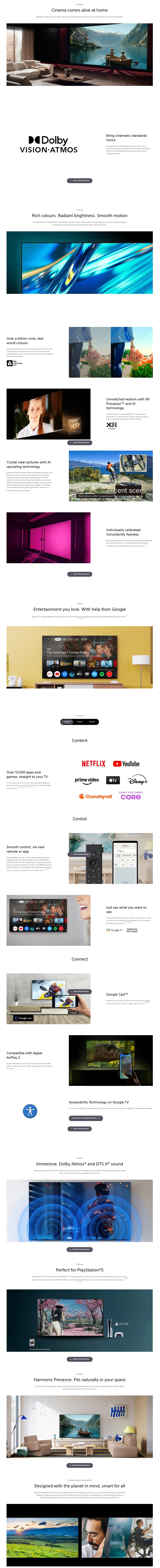 SONY XR30M2 BRAVIA 3 II LED Smart TV 2026
