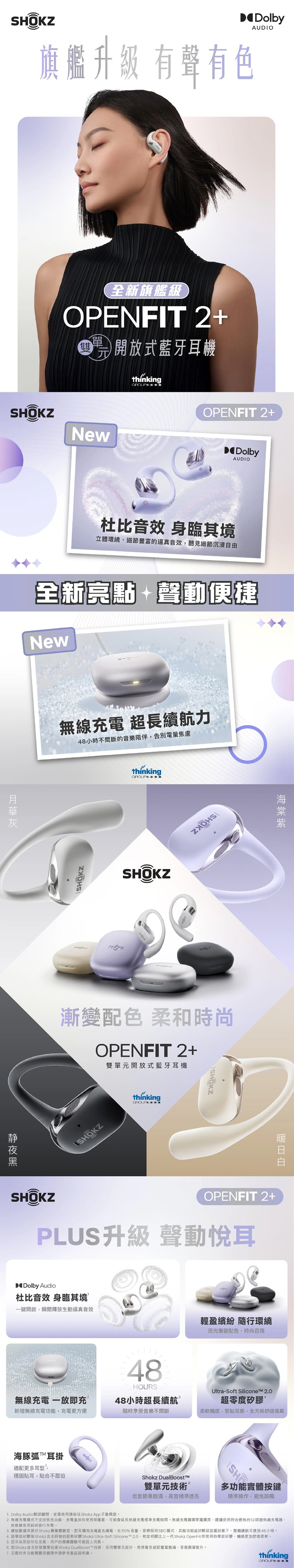 Shokz OpenFit 2+ T921 耳機