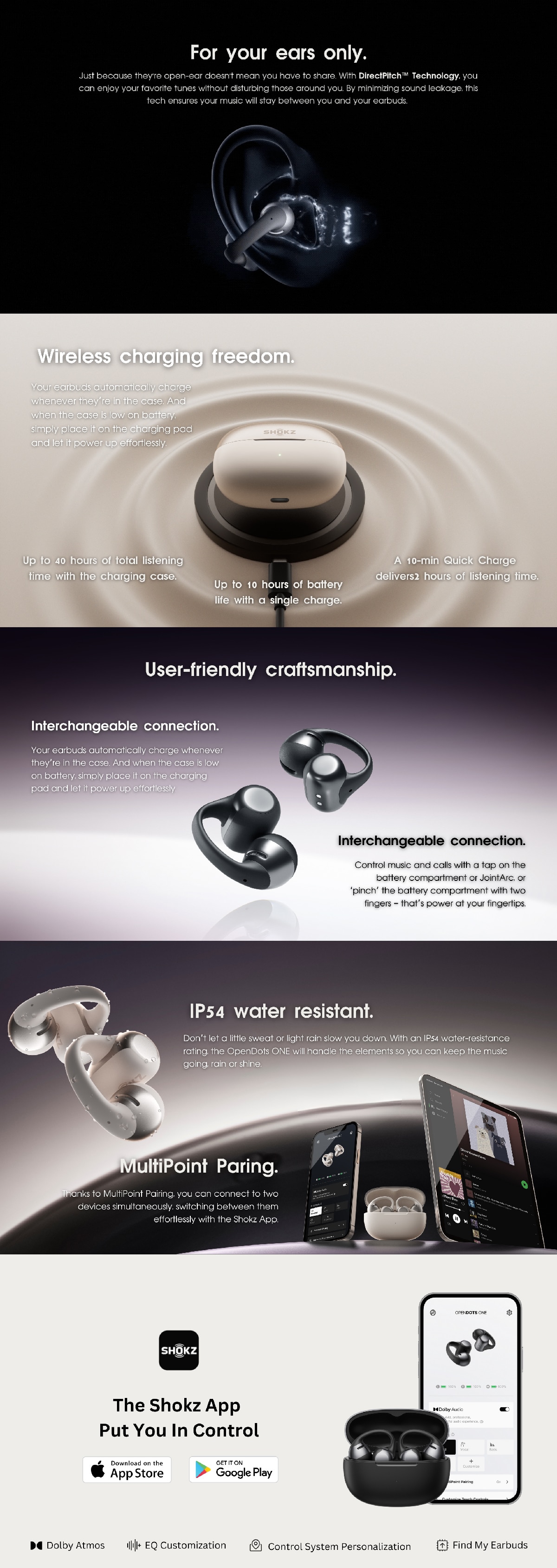 Shokz OpenDots ONE (E310) Headphone
