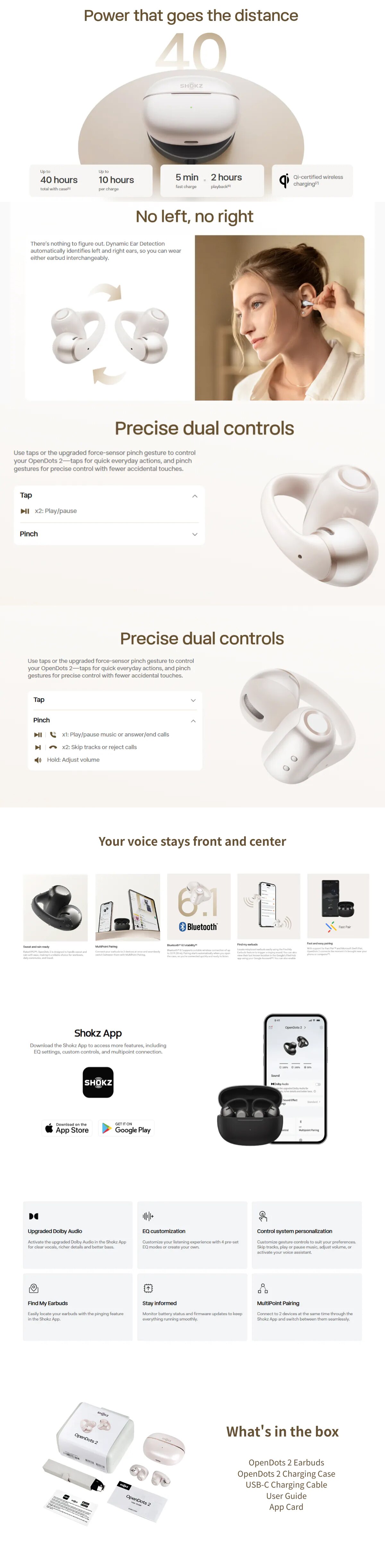Shokz Shokz OpenDots 2 Bluetooth Headset