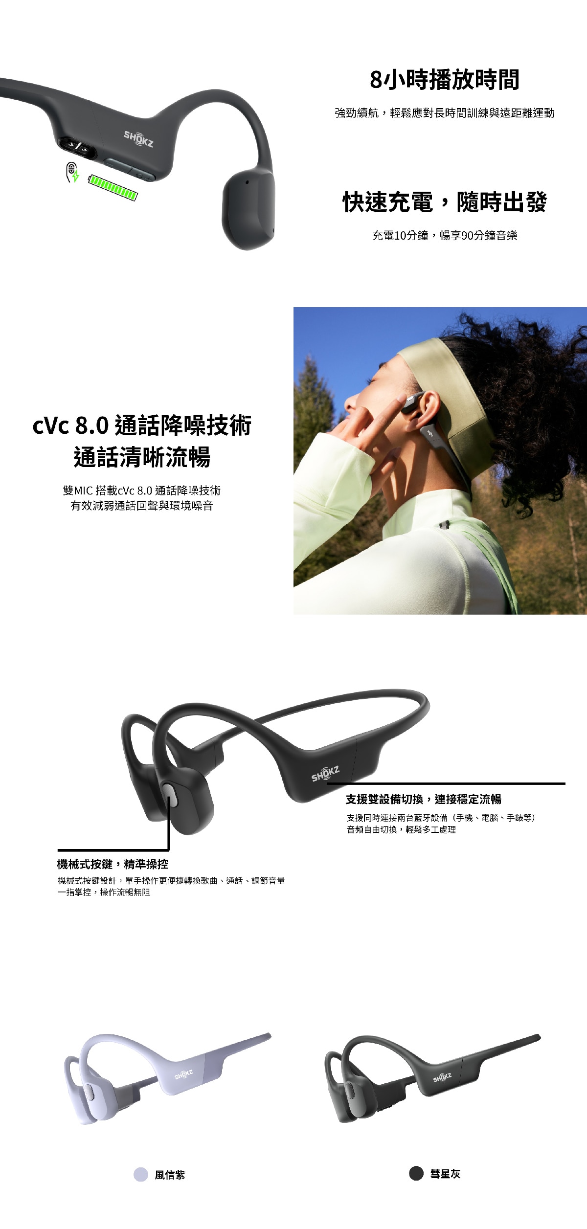 Shokz OpenRun Air (S803) 耳機