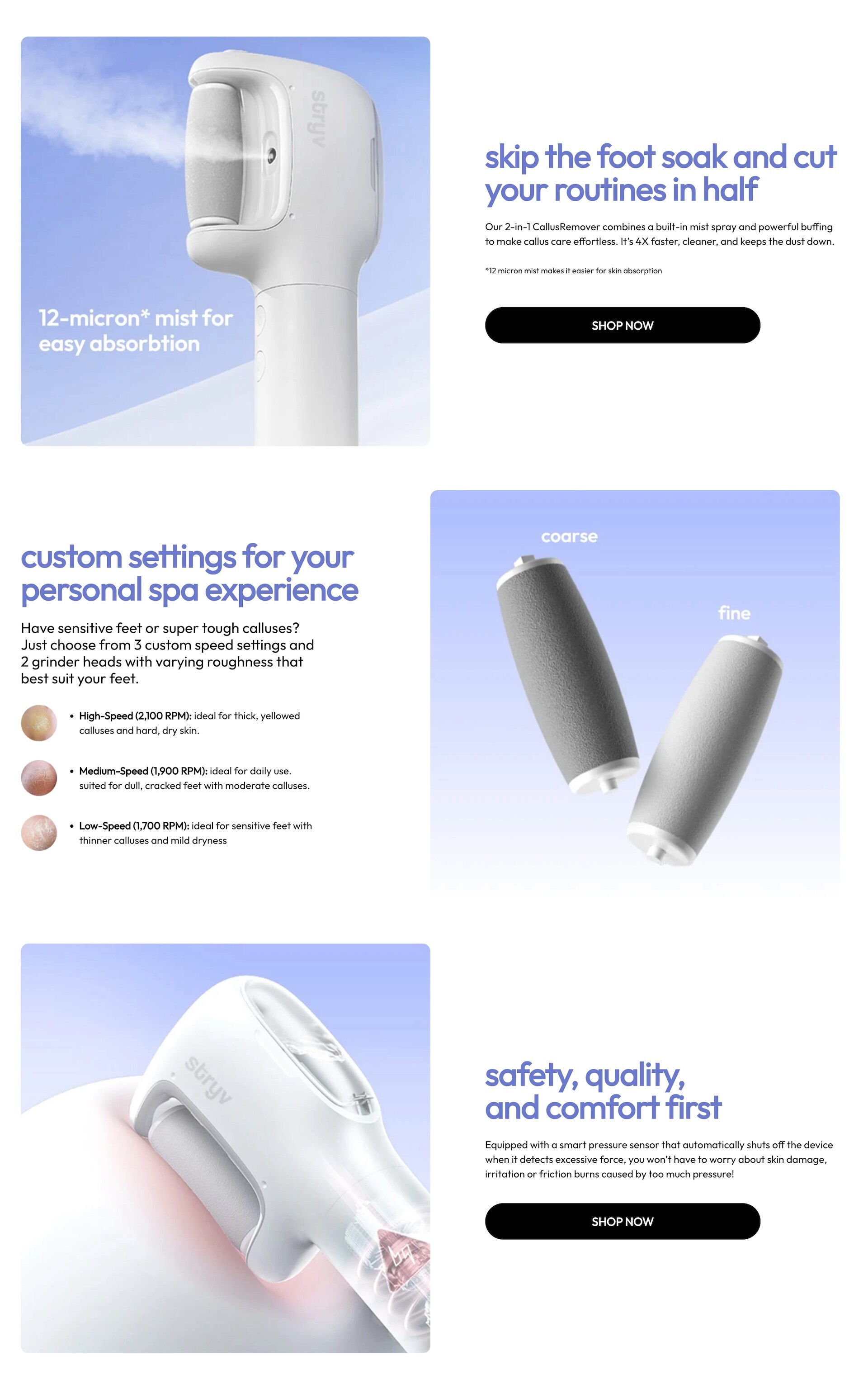 Stryv 2-in-1 Callus Remover