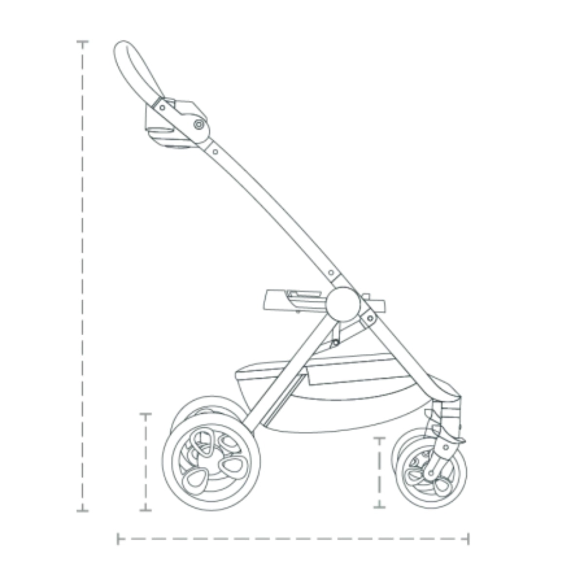 TAVO Roscoe Stroller Frame For Maeve