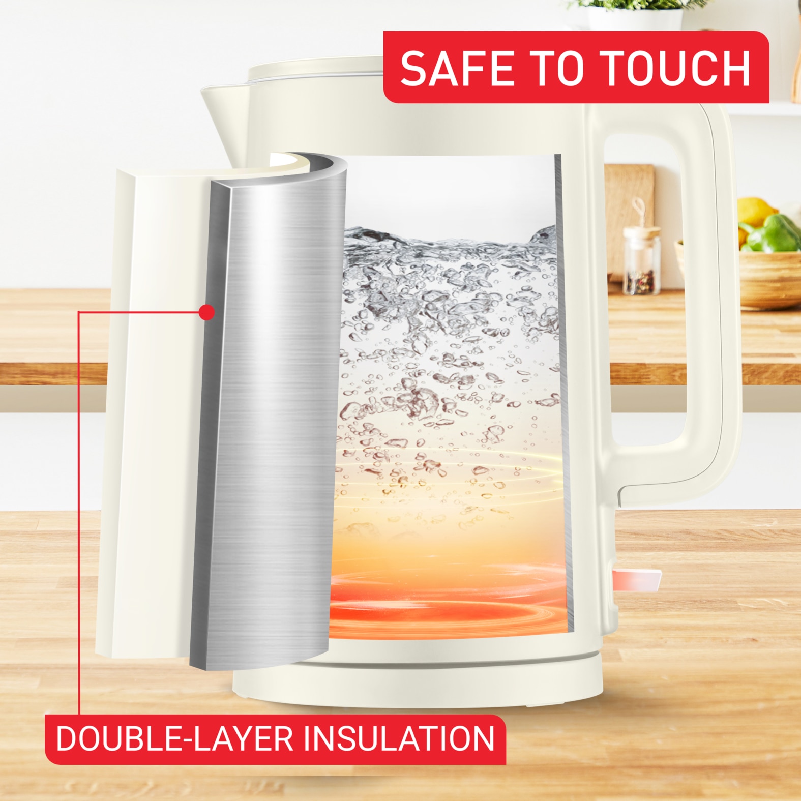 TEFAL 特福 KO140A 雙層隔熱電水壺 電水壺