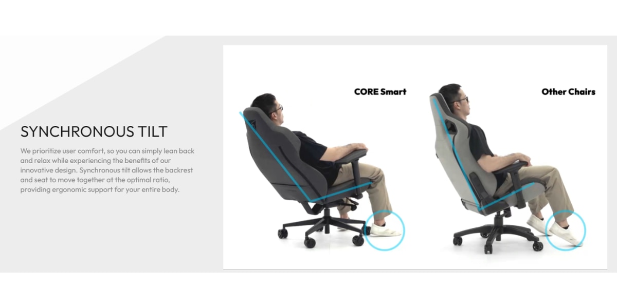 THUNDERX3 CORE Smart  LOFT Ergonomic Gaming Chair