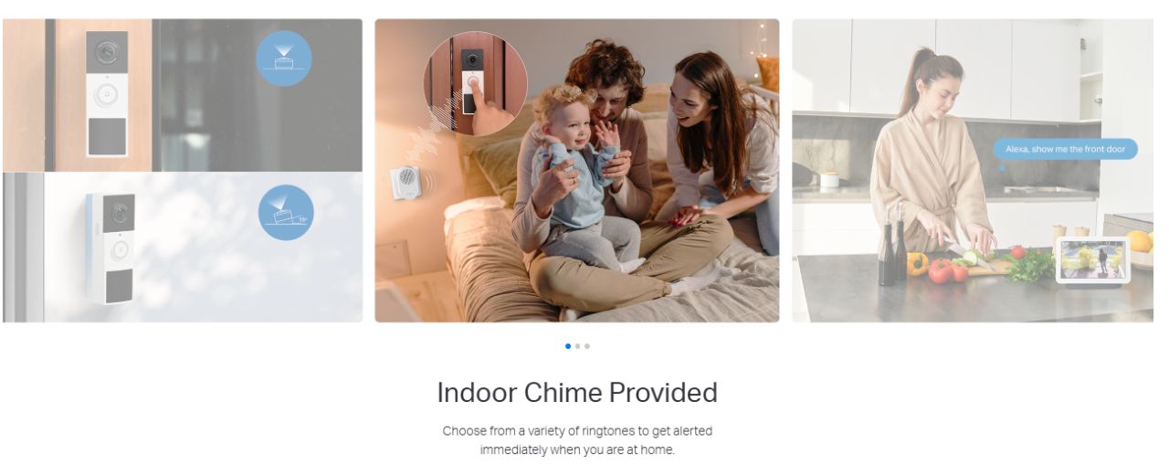 TP-Link Tapo D210 2K Battery-Powered Video Doorbell