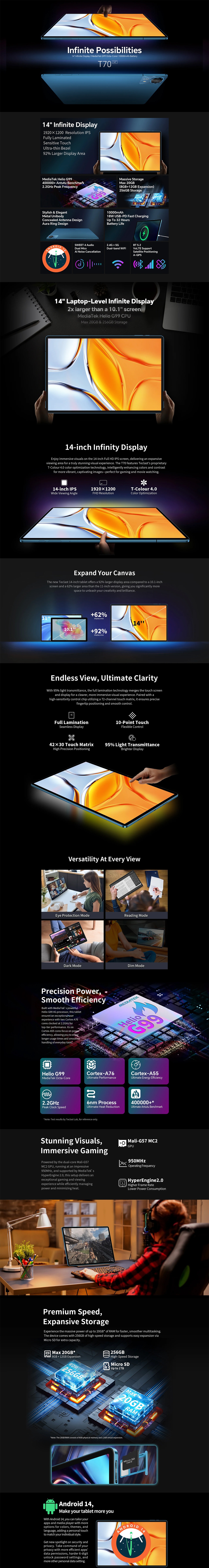 Teclast T70 Tablet
