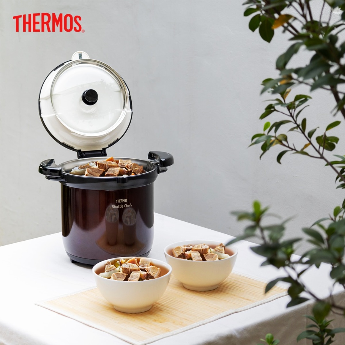 Thermos Shuttle Chef IH 4.5L Stand Type Vacuum Stew Pot / Vacuum Pot