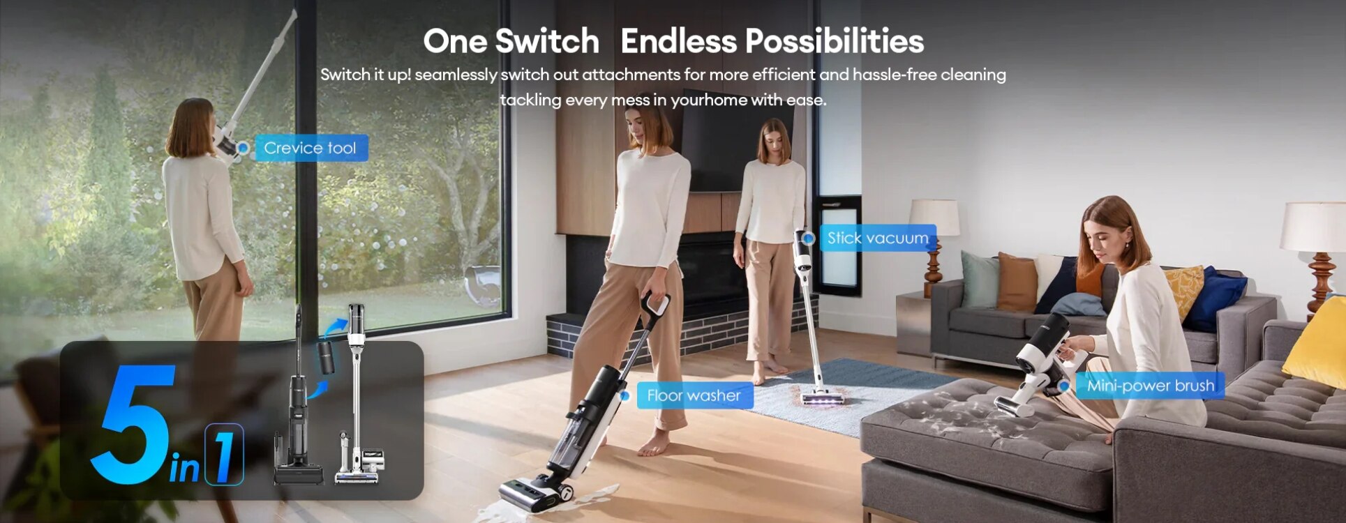 Tineco FLOOR ONE SWITCH S7 乾濕兩用吸塵器