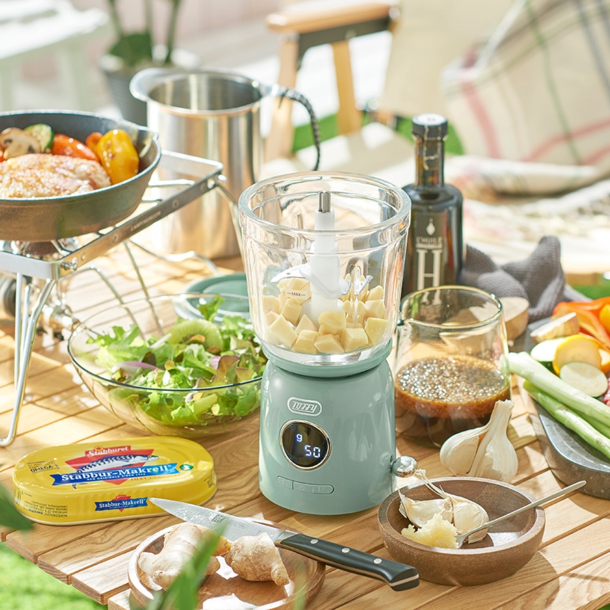 Toffy K-CH2 Rechargeable Weigh + Multi Food Processor