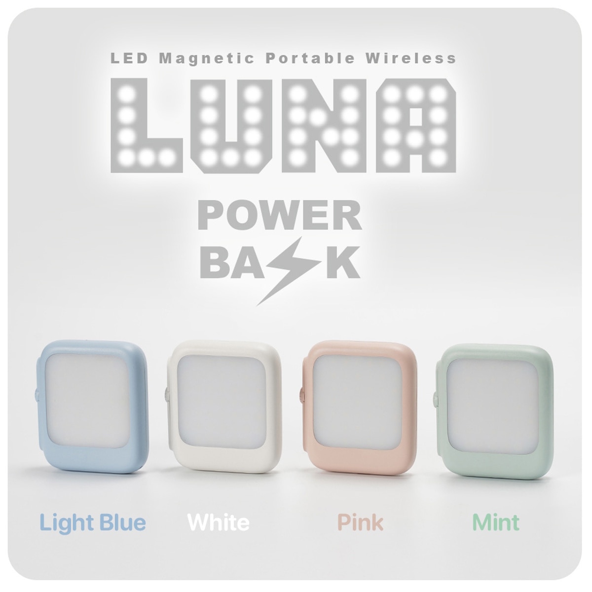 Torrii LUNA LED 補光燈磁吸式無線行動電源