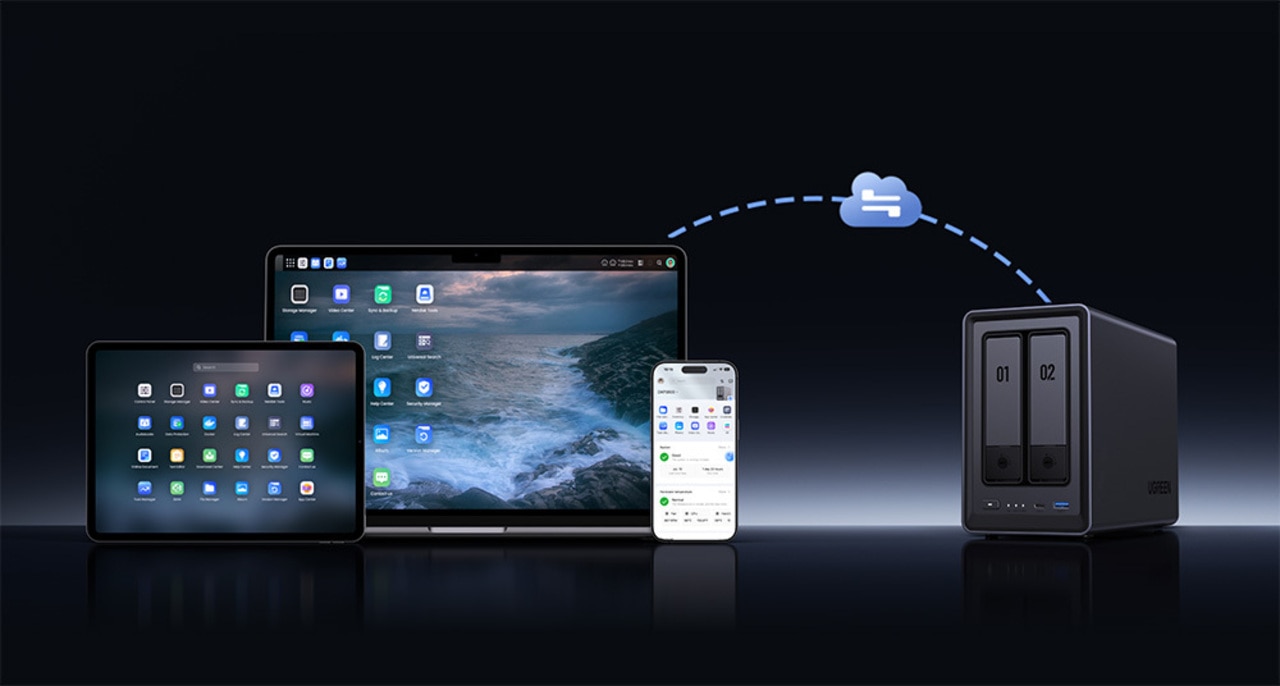 UGREEN 綠聯 NASync DXP2800 2-Bay NAS