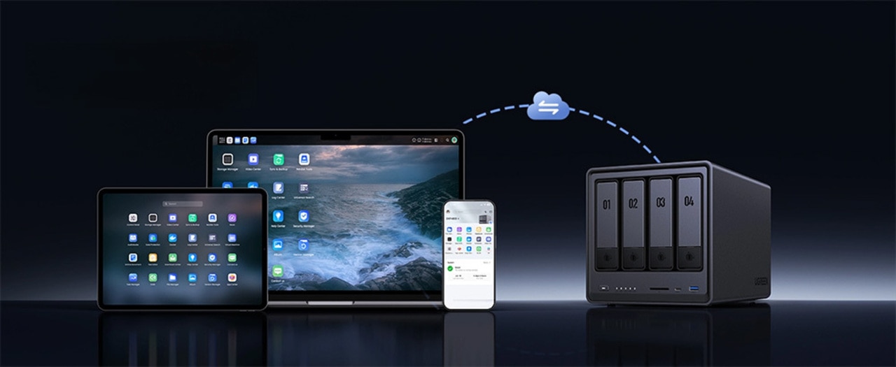 UGREEN 綠聯 NASync DXP4800 Plus 4-Bay NAS