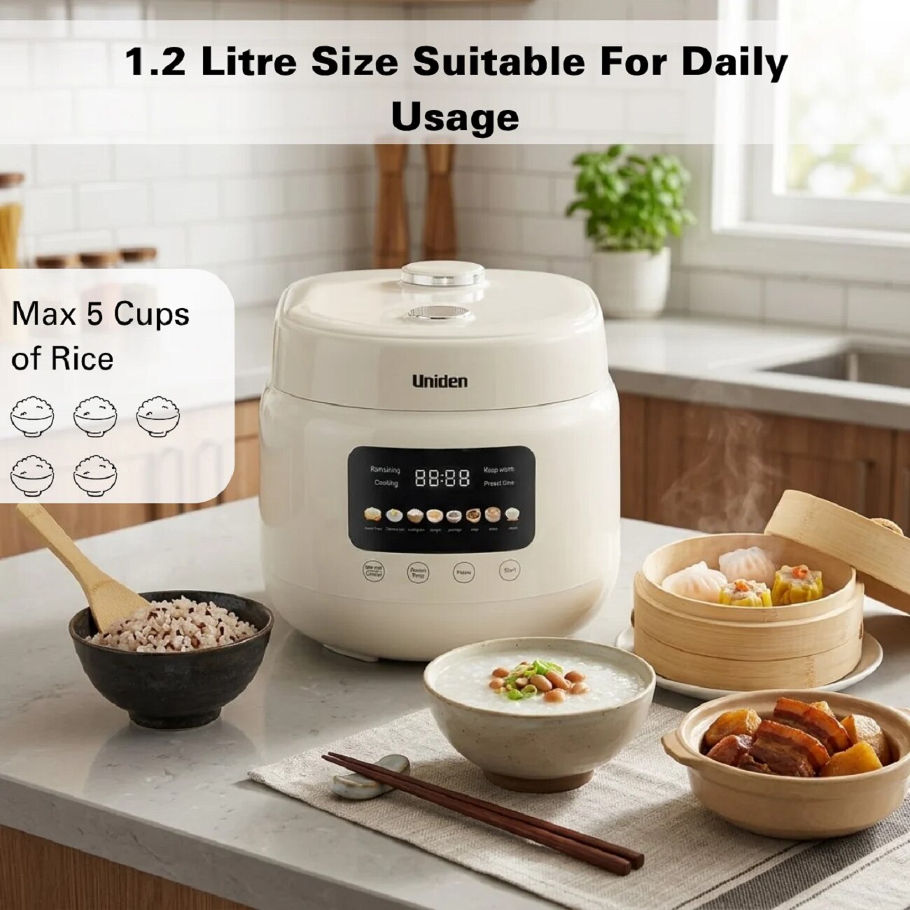 UNIDEN AR5310 1.2L Rice Cooker Rice Cooker