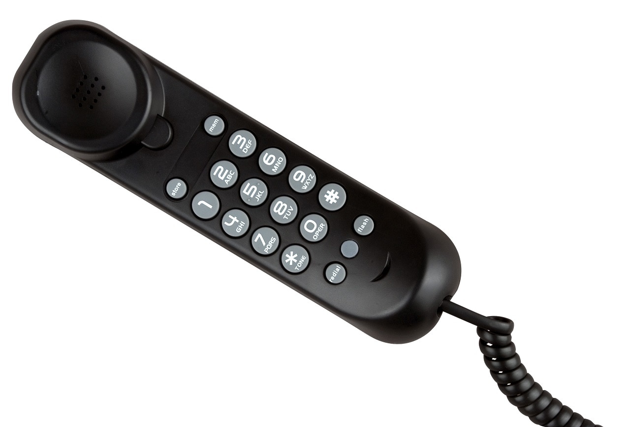 UNIDEN AS7103-BK Trimline Corded phone