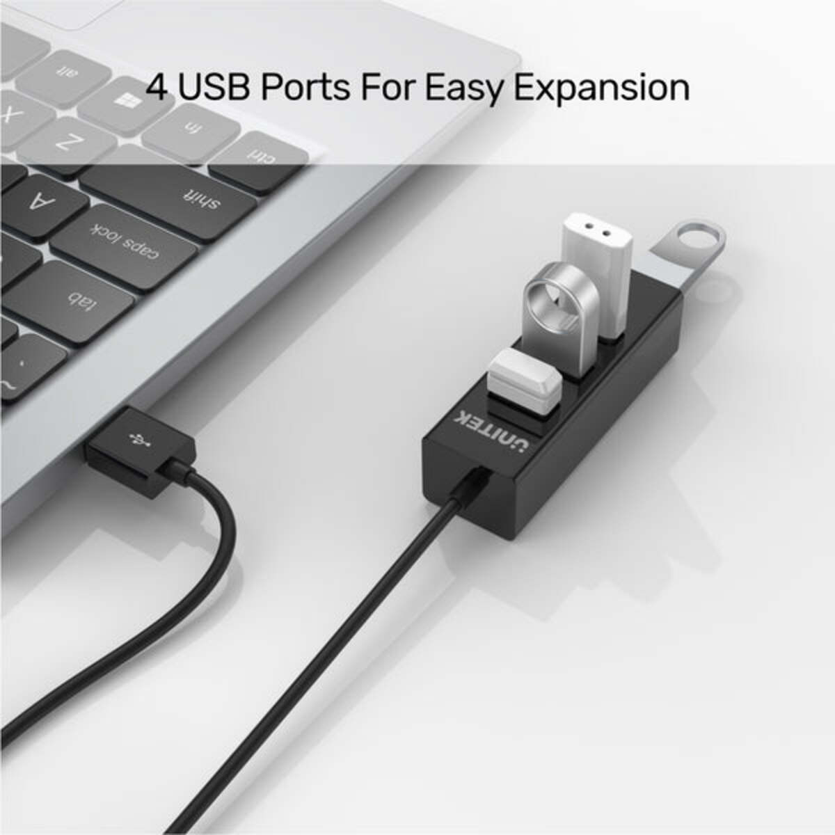 UNITEK Y-2140 4接口 USB Hub (80cm長配線)