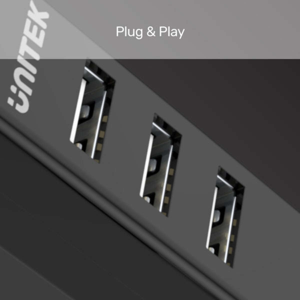 UNITEK Y-2140 4接口 USB Hub (80cm長配線)