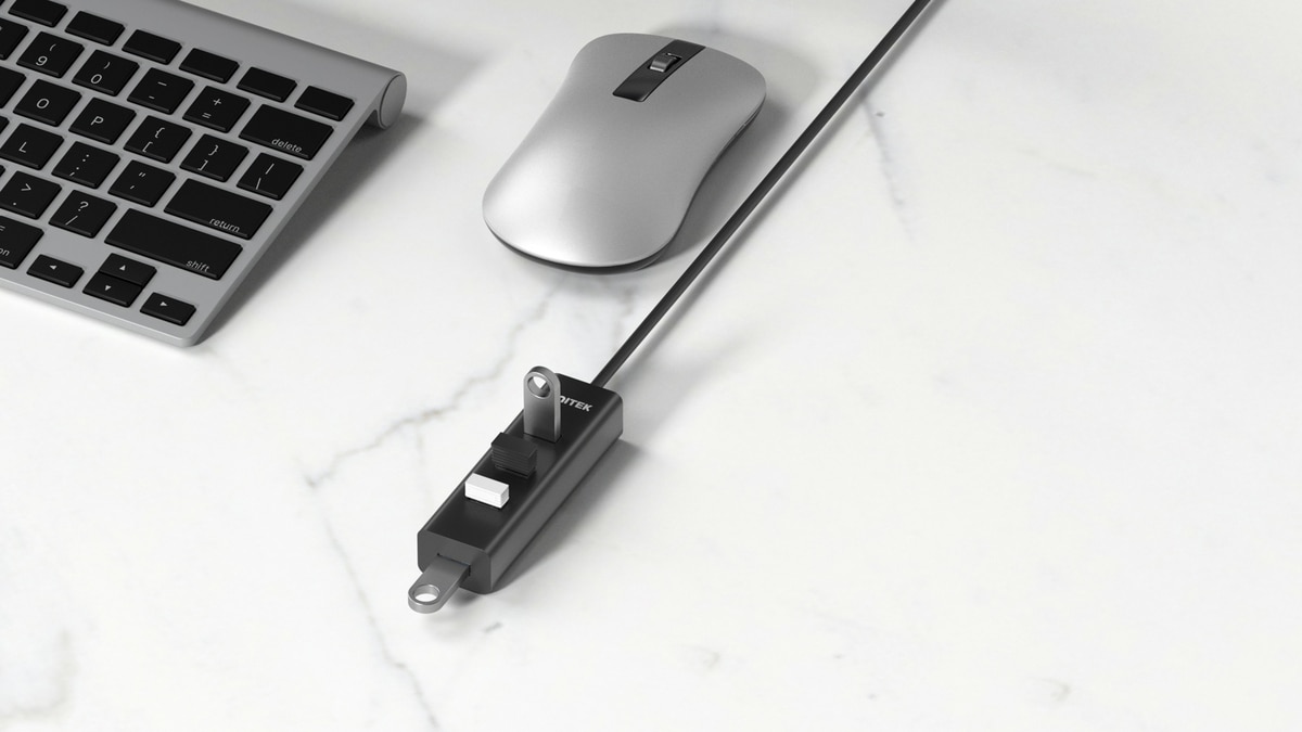 UNITEK Y-3089V01 4-in-1 USB-A 5Gbps Hub