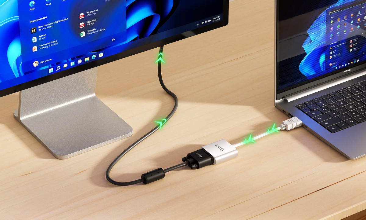 UNITEK Y-6333C01 HDMI 轉 VGA 轉接器
