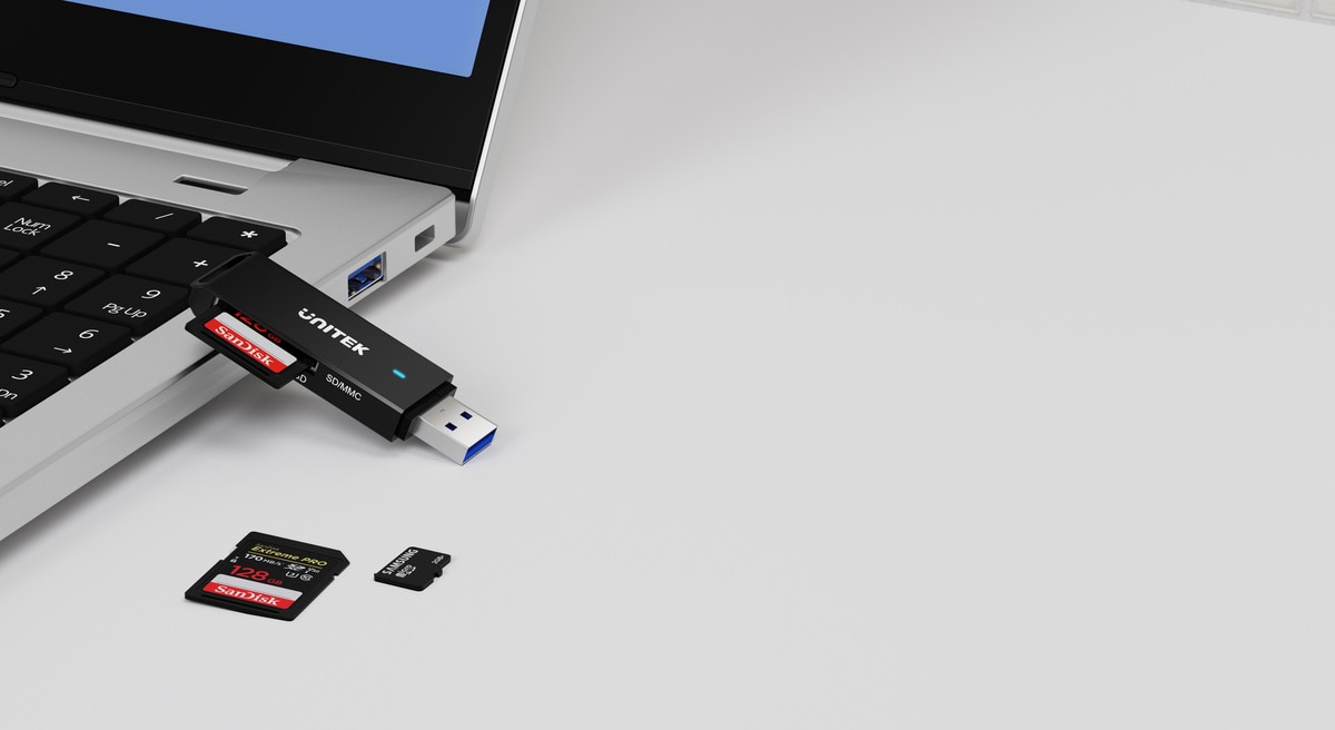 UNITEK Y-9327A USB-A Card Reader
