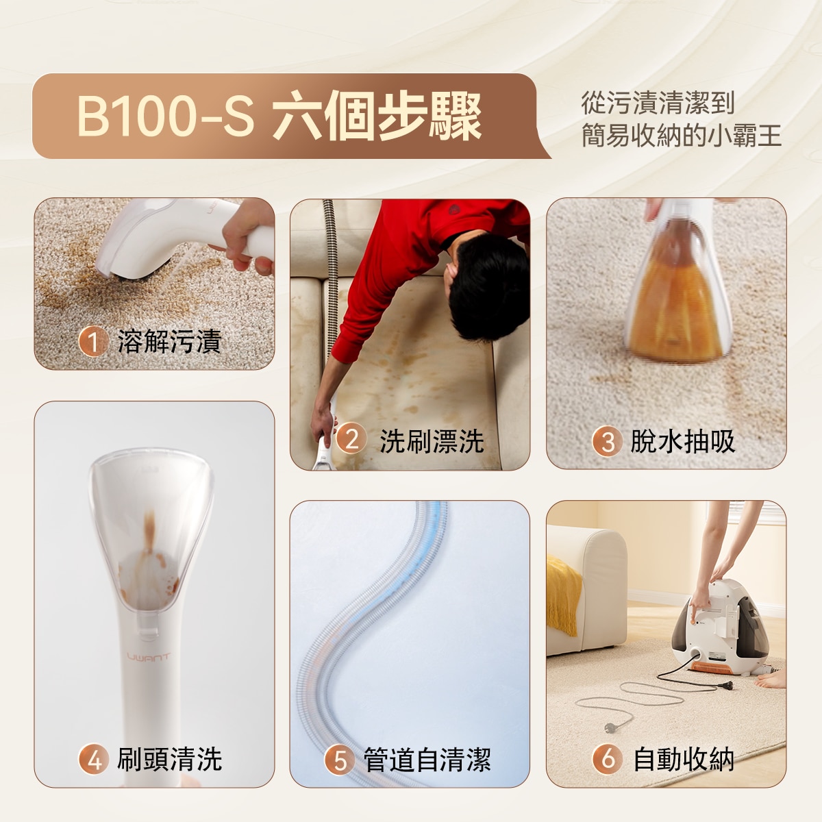 UWANT B100-S 布藝清洗機