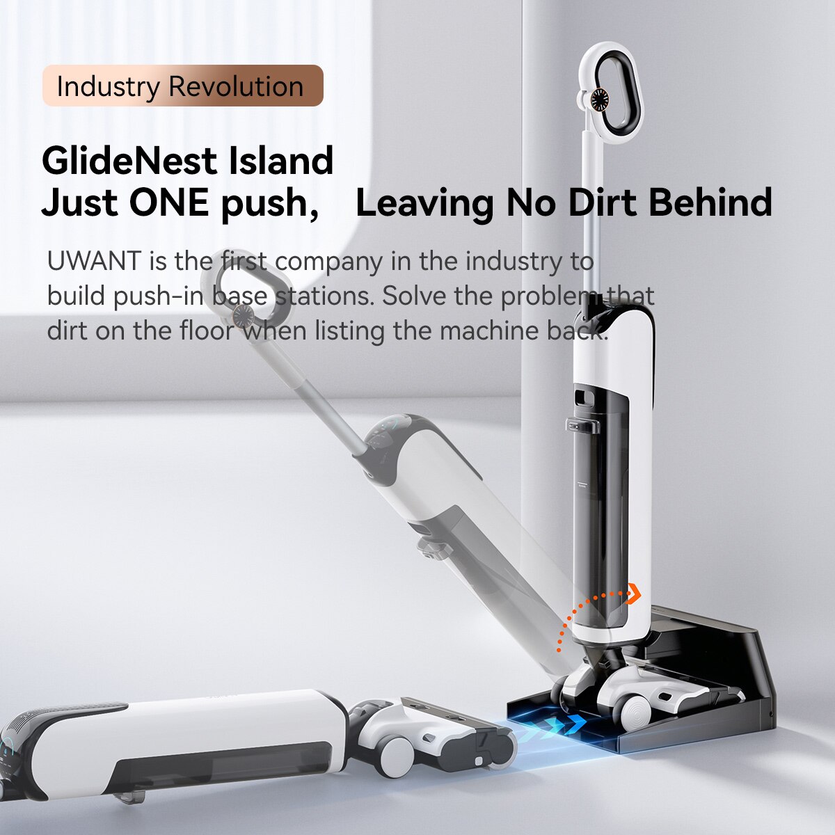 UWANT D500 Pro Push-in Deodorizing Wet Dry Vacuum