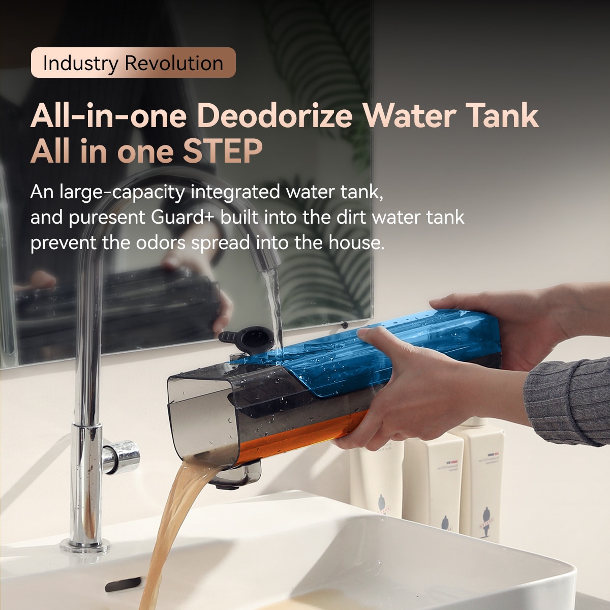 UWANT D500 Pro Push-in Deodorizing Wet Dry Vacuum