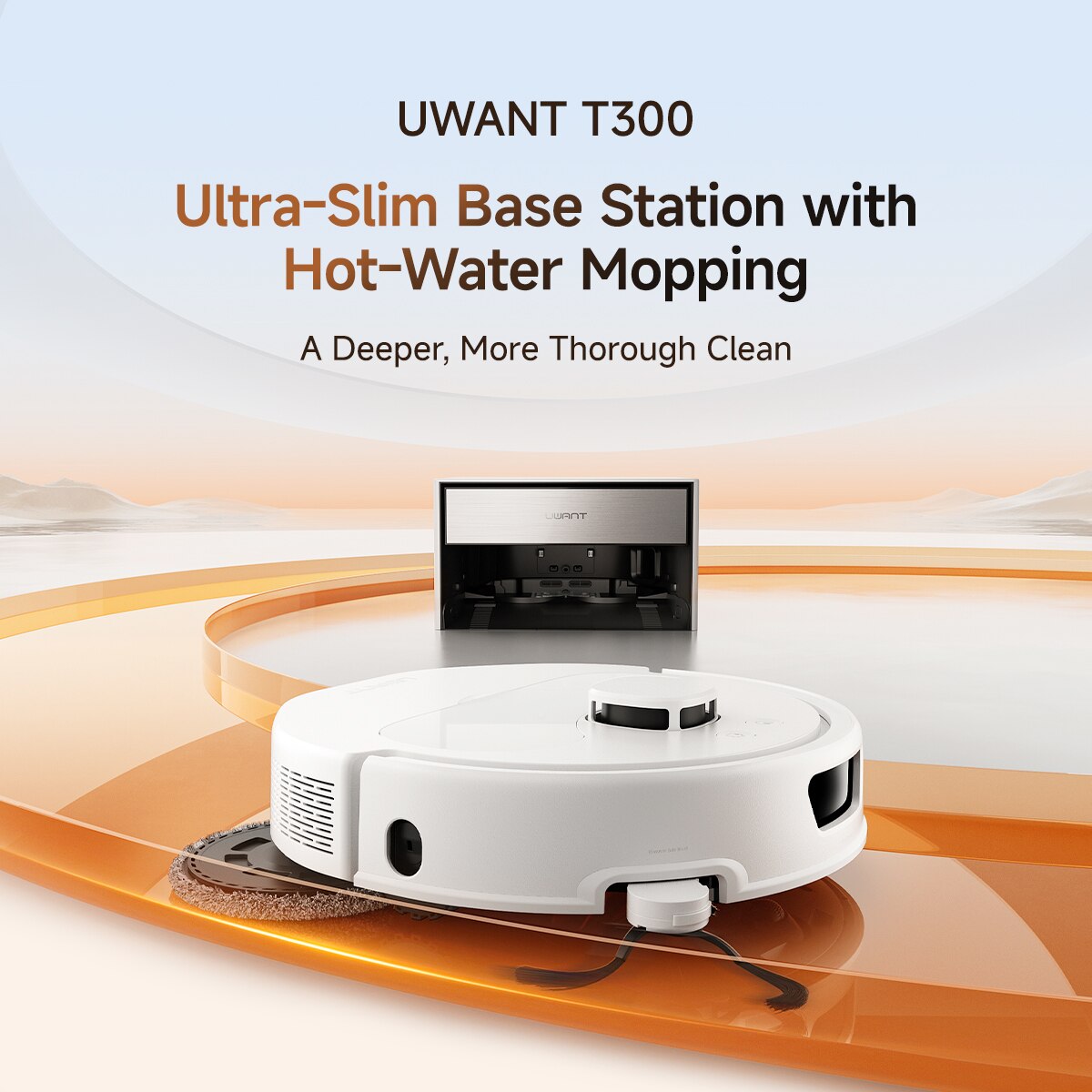 UWANT T300 Ultra-Slim Built-in Robot Vacuum