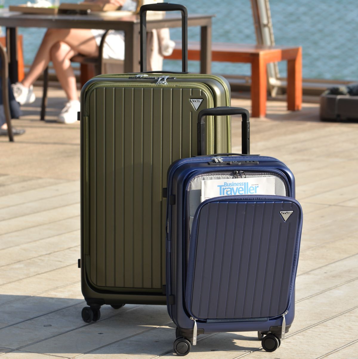 VIVA VENUS Zipper Front Opening Suitcase