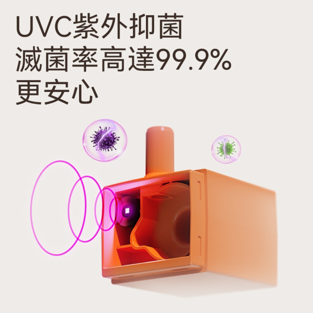 VOOCOO 「滅菌小方盒」UV 消毒飲水機