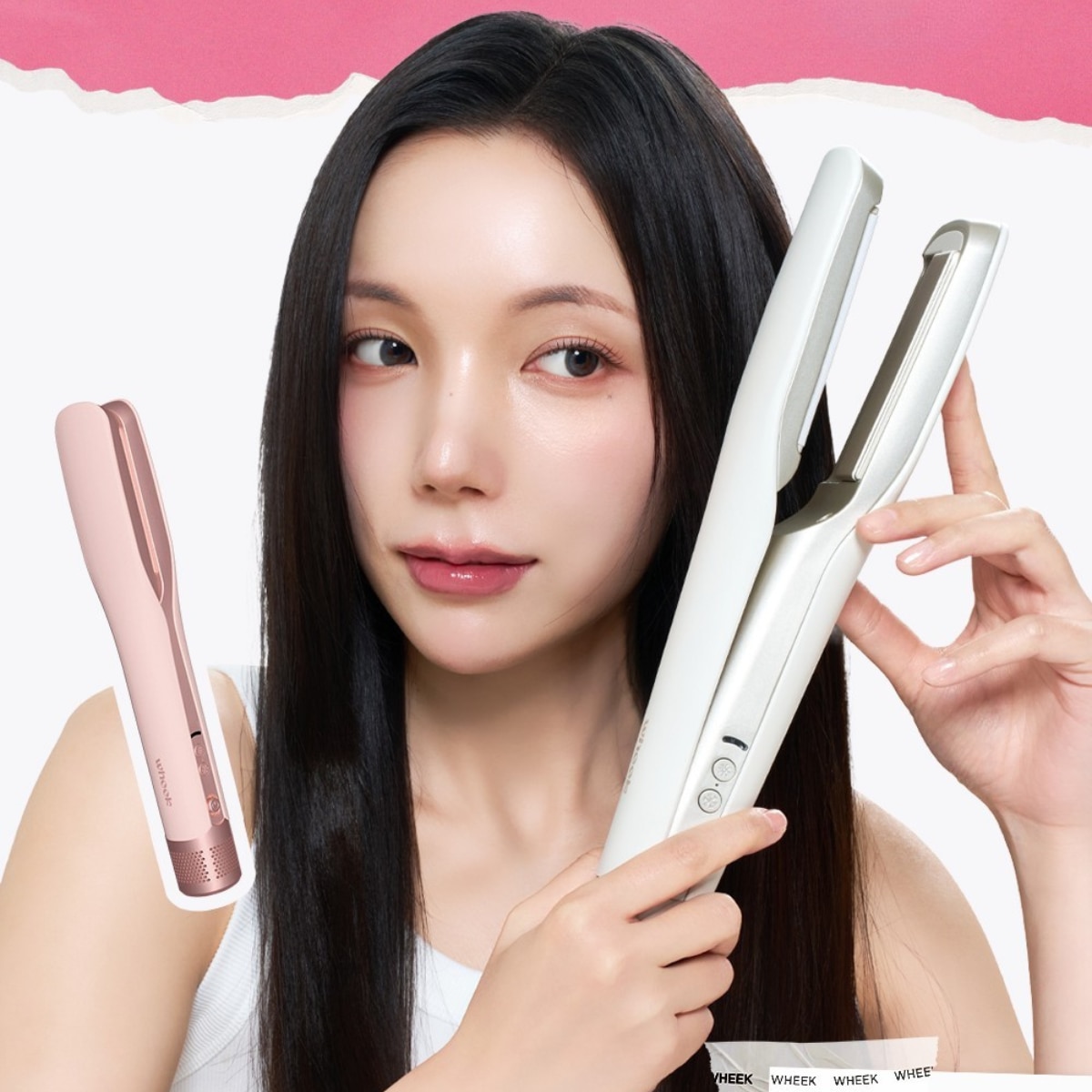 Wheek WK-31-NanoSilk奈米絲柔二合一負離子吹風直髮器