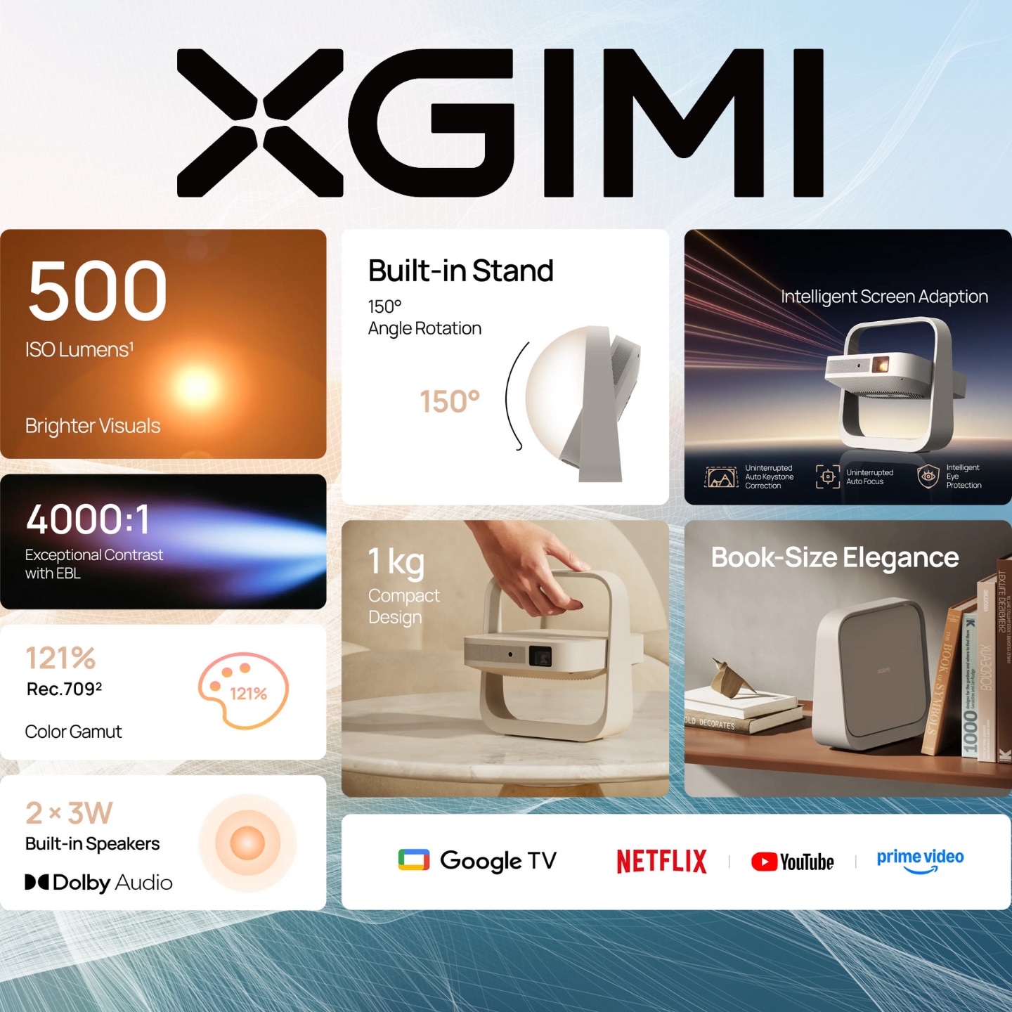 XGIMI 極米 Elfin Flip Plus雲端桌面投影機1080P 投影機