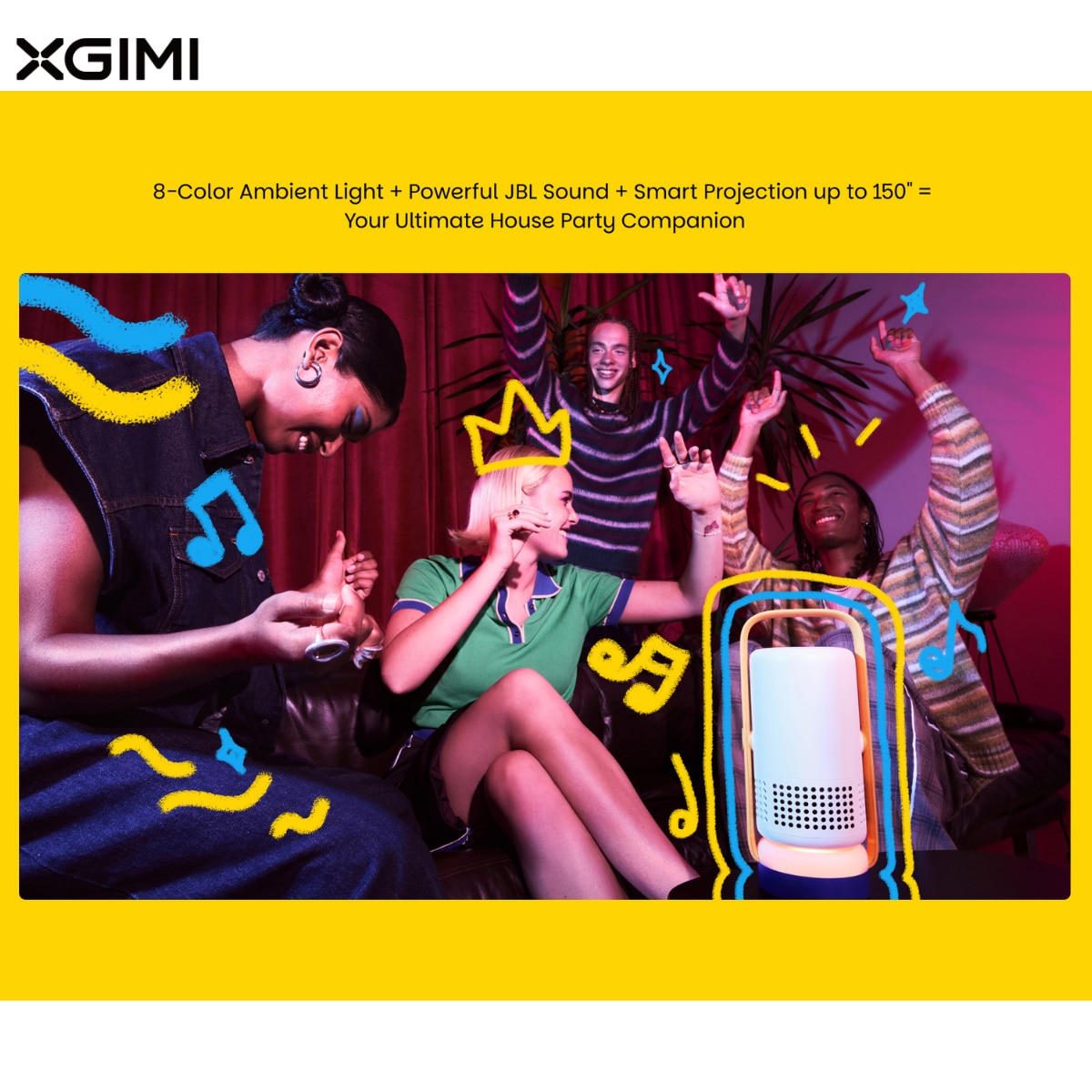 XGIMI Vibe One 1080P Portable  Projector