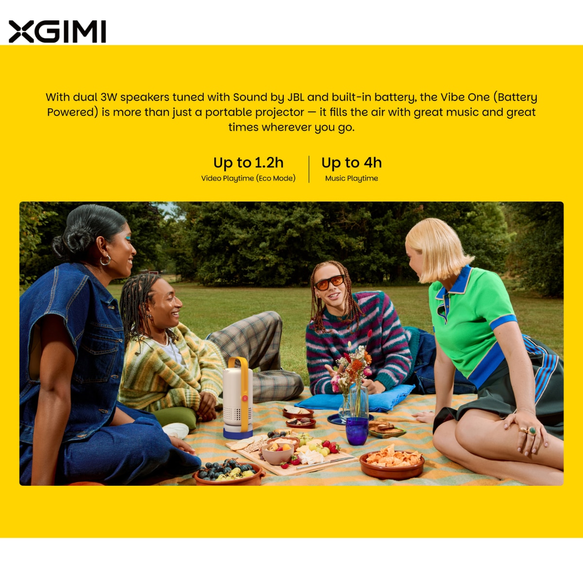 XGIMI Vibe One 1080P Portable  Projector