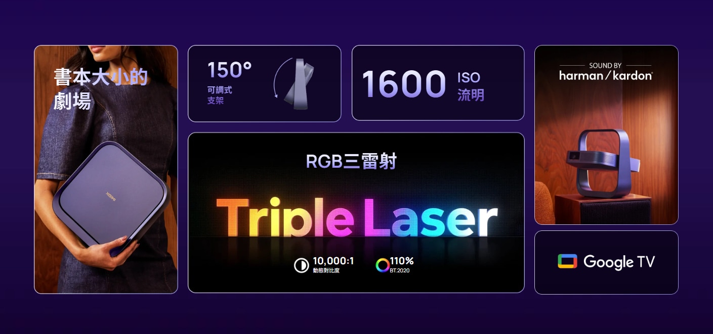 XGIMI 極米 Elfin Flip Laser 1080 鐳射投影機 投影機