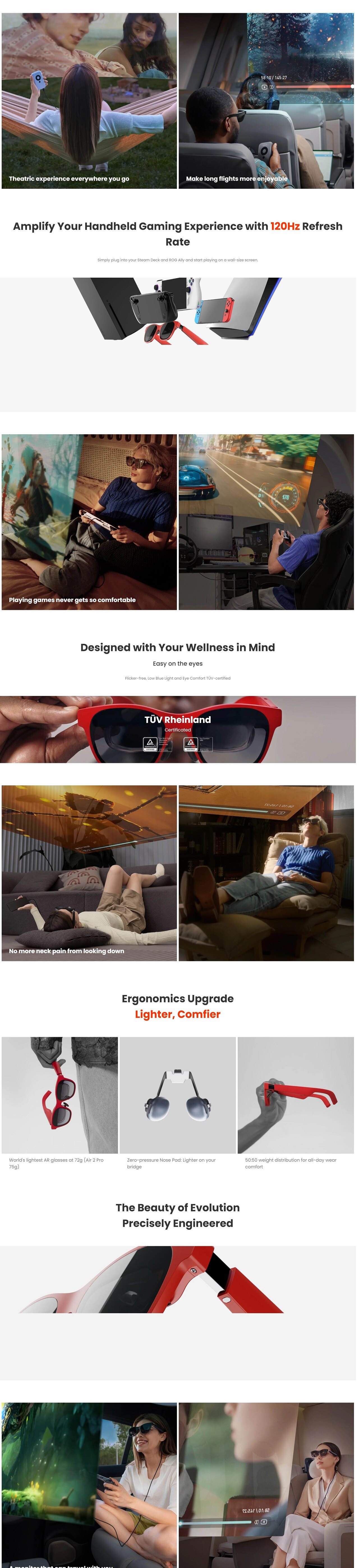 XREAL Air 2 AR Glasses